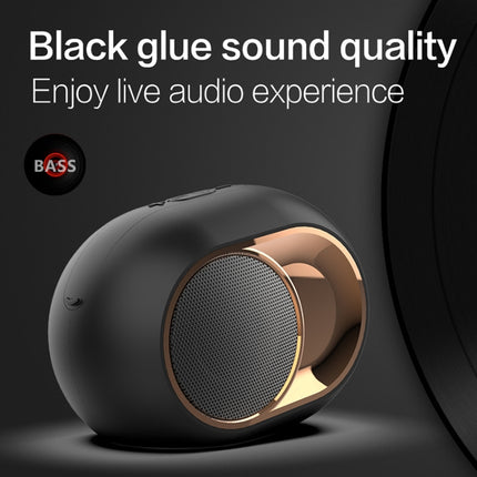 X6 TWS 5W Outdoor Waterproof Bass Wireless Bluetooth Speaker, Support Hands-free / USB / AUX / TF Card(Black)-garmade.com