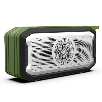 X3 5W Outdoor IPX7 Waterproof Wireless Bluetooth Speaker, Support Hands-free / USB / AUX / TF Card (Army Green)-garmade.com