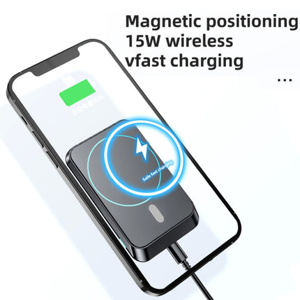 JJT-969 15W Max Output Magnetic Car Air Outlet Bracket Wireless Charger(White)-garmade.com