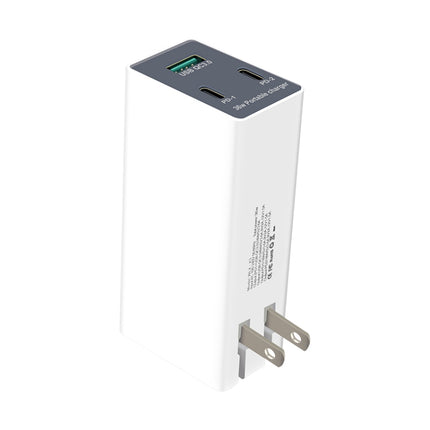 WLX-X3 36W 90 Degrees Foldable Pin Portable Multi-function USB Charger, US Plug-garmade.com