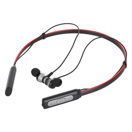 HT1 Magnetic In-Ear Wireless Bluetooth Stereo Headset(Red)-garmade.com