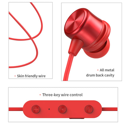 JOYROOM JR-D3S Bluetooth 4.2 Dual Battery Sports Bluetooth Headset Earphone(Red)-garmade.com