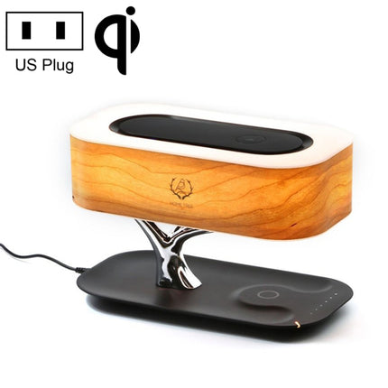 Tree Light Bluetooth Speaker Desk Lamp Phone Wireless Charger, US Plug-garmade.com
