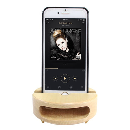 Creative Wooden Mobile Phone Bracket Holder-garmade.com