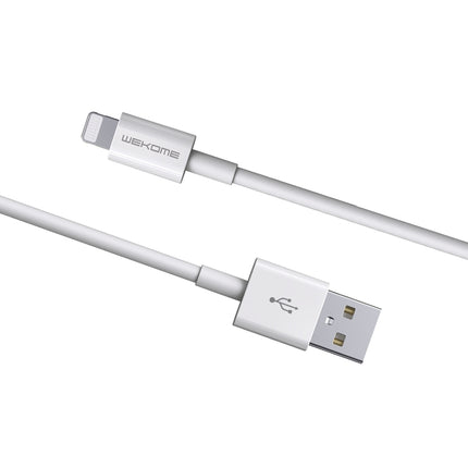 WK WDC-117 3A 8 Pin Fast Charging Charging Cable, Length: 1.2m (White)-garmade.com