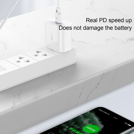 WK WP-U111 20W PD Fast Charging Travel Charger Power Adapter, CN Plug(White)-garmade.com