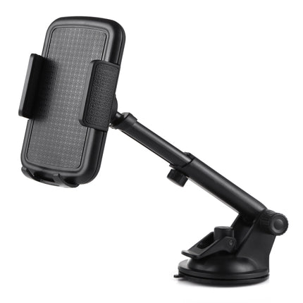 Universal Rotatable Adjustment Car Windshield Mobile Phone Holder with Suction Cup (Black)-garmade.com