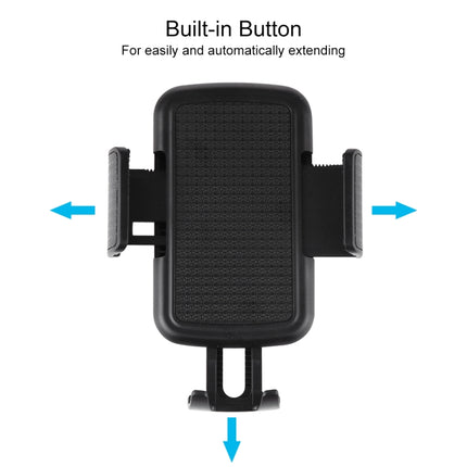 Universal Rotatable Adjustment Car Windshield Mobile Phone Holder with Suction Cup (Black)-garmade.com