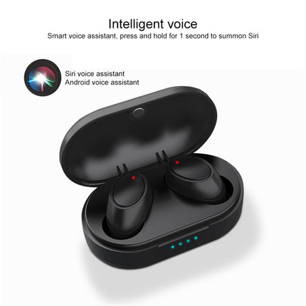 Air3 TWS V5.0 Wireless Stereo Bluetooth Headset with Charging Case, Support Intelligent Voice(Black)-garmade.com