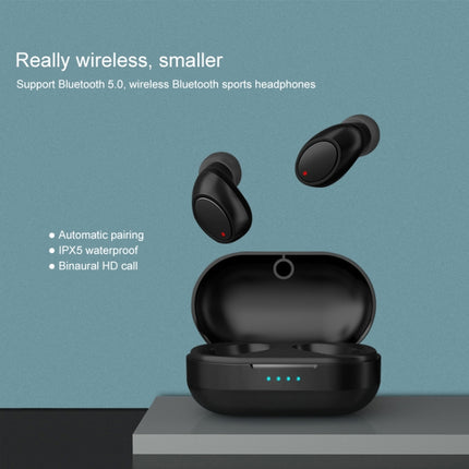 Air3 TWS V5.0 Wireless Stereo Bluetooth Headset with Charging Case, Support Intelligent Voice(Black)-garmade.com