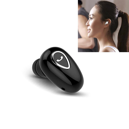 YX01 Sweatproof Bluetooth 4.1 Wireless Bluetooth Earphone, Support Memory Connection & HD Call (Black)-garmade.com