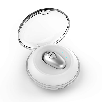 YX01 Sweatproof Bluetooth 4.1 Wireless Bluetooth Earphone with Charging Box, Support Memory Connection & HD Call(Silver)-garmade.com