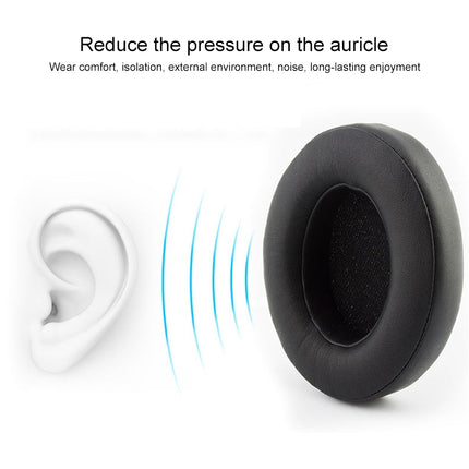 2 PCS For Beats EP Wired Headset Ear-cap Sponge Earmuffs(Blue)-garmade.com