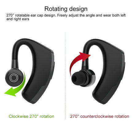 V10 Wireless Bluetooth V5.0 Sport Headphone without Charging Box, CSR Chip, Support Voice Reception&10 Minutes Fast Charging(Black)-garmade.com