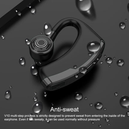 V10 Wireless Bluetooth V5.0 Sport Headphone without Charging Box, CSR Chip, Support Voice Reception&10 Minutes Fast Charging(Black)-garmade.com