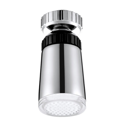 SDF2-B9 1 LED Temperature Sensor RGB LED Faucet Light Water Glow Shower, Size: 58 x 28mm, Interface: 22mm (Silver)-garmade.com