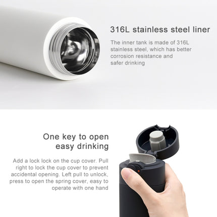 Original Xiaomi Mijia 480ML Insulation Vacuum Thermal Cup Water Bottle(Navy Blue)-garmade.com