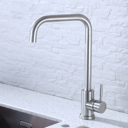 304 Stainless Steel Rotatable Faucet Sinks Cold And Hot Water Tap-garmade.com