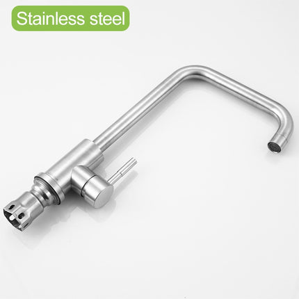 304 Stainless Steel Rotatable Faucet Sinks Cold And Hot Water Tap-garmade.com