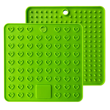 Silicone Multifunctional Anti-burning Insulation Mat Antifouling Drain Pad (Green)-garmade.com