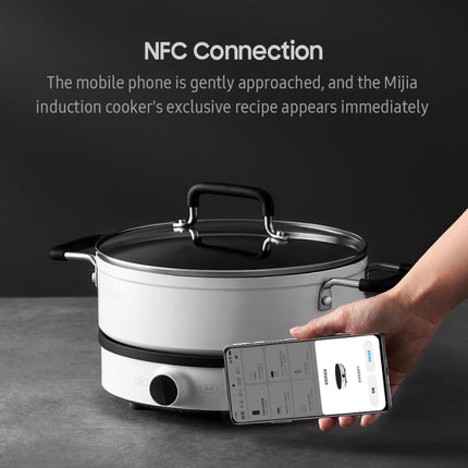 Original Xiaomi Mijia 2100W OLED Screen Induction Cooker 2 NFC Connection App Control, US Plug-garmade.com