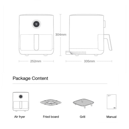Original Xiaomi Mijia MAF01 Electric Oven Air Fryer, CN Plug-garmade.com
