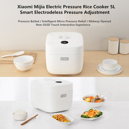 Original Xiaomi Mijia 5L Intelligent Electric Pressure Cooker Work with Mi Home APP, CN Plug-garmade.com