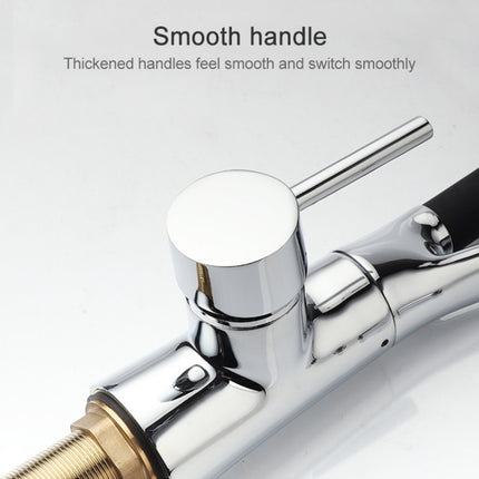 Kitchen Pull-out Faucet Hot Cold Home Retractable Rotating Faucet-garmade.com
