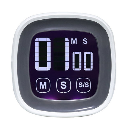 TS-BN54 Touch Timer Alarm Clock Kitchen Food Large Screen Countdown Electronic Reminder-garmade.com