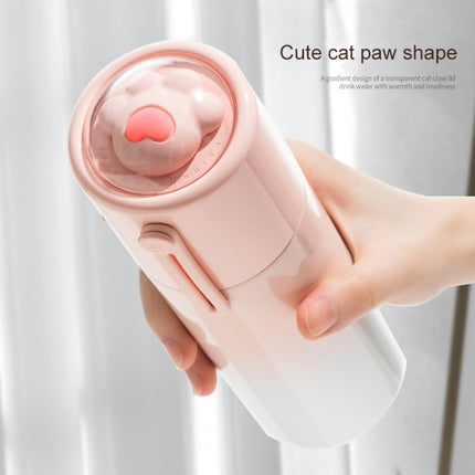 WK WT-CUP17 Cat Claw Smart Water Temperature Display Insulation Cup Water Bottle Capacity: 360ML (Pink)-garmade.com
