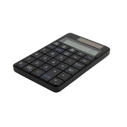 MC-56AG 2 in 1 2.4G USB Numeric Wireless Keyboard & Calculator with LCD Display(Black)-garmade.com