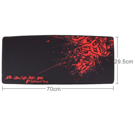 Extended Large Mantis Pattern Gaming and Office Keyboard Mouse Pad, Size: 70cm x 29.5cm-garmade.com