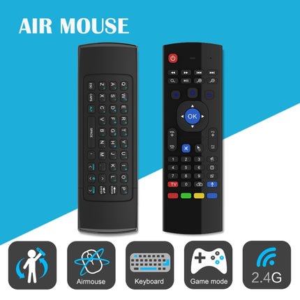MX3-M Air Mouse Wireless 2.4G Remote Control Keyboard with Microphone for Android TV Box / Mini PC-garmade.com