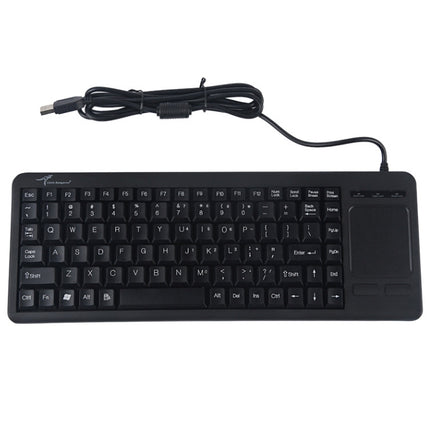 DS-8800 USB Interface Prevent Water Splashing Laser Engraving Character One-piece Wired Touchpad Keyboard, Length: 1.5m-garmade.com