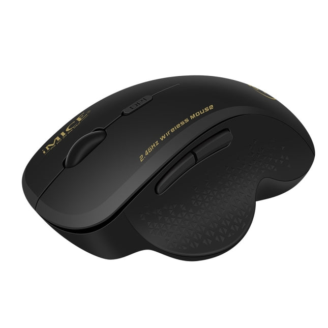 iMICE G6 Wireless Mouse 2.4G Office Mouse 6-button Gaming Mouse(Black)-garmade.com