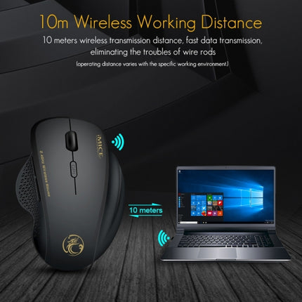 iMICE G6 Wireless Mouse 2.4G Office Mouse 6-button Gaming Mouse(Red)-garmade.com