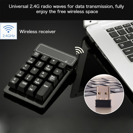 MC Saite 525RF 19 Keys Wireless 2.4G Numeric Keyboard-garmade.com