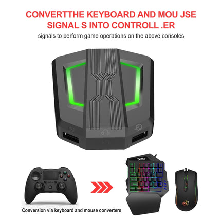 HXSJ P6 Keyboard Mouse Converter-garmade.com