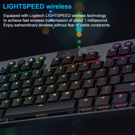 Logitech G913 TKL Wireless RGB Mechanical Gaming Keyboard (GL-Linear)-garmade.com