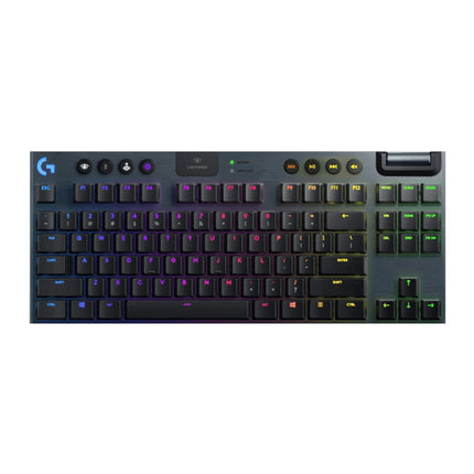 Logitech G913 TKL Wireless RGB Mechanical Gaming Keyboard (GL-Tactile) (Black)-garmade.com