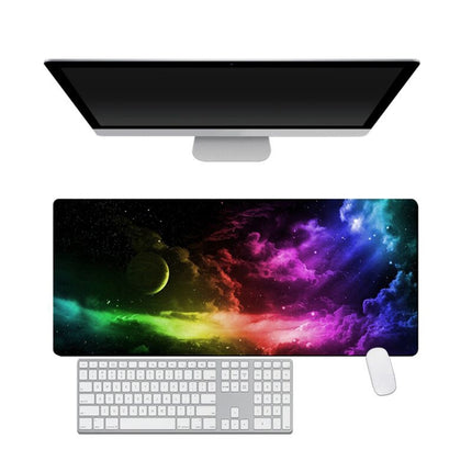 Extended Large Anti-Slip Soft Rubber Smooth Cloth Surface Game Mouse Pad Keyboard Mat, Size: 800 x 300 x 2mm-garmade.com
