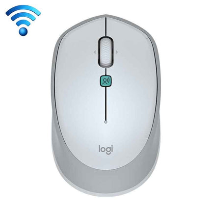 Logitech Voice M380 4 Buttons Smart Voice Input Wireless Mouse (Silver Grey)-garmade.com