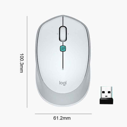 Logitech Voice M380 4 Buttons Smart Voice Input Wireless Mouse (Black)-garmade.com