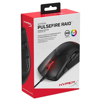 KingstonHyperX Pulsefire Raid HX-MC005B RGB 16000DPI Wired Mouse-garmade.com