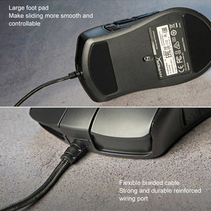 KingstonHyperX Pulsefire Raid HX-MC005B RGB 16000DPI Wired Mouse-garmade.com
