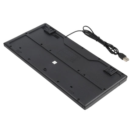 KB-301A Multimedia Notebook Mini Wired Keyboard, Cangjie Version (Black)-garmade.com