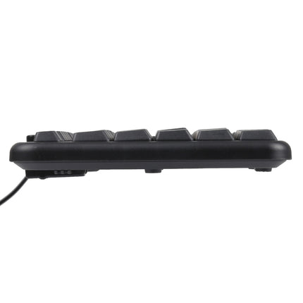 KB-8377 USB Wired Keyboard Mouse Set (Black)-garmade.com