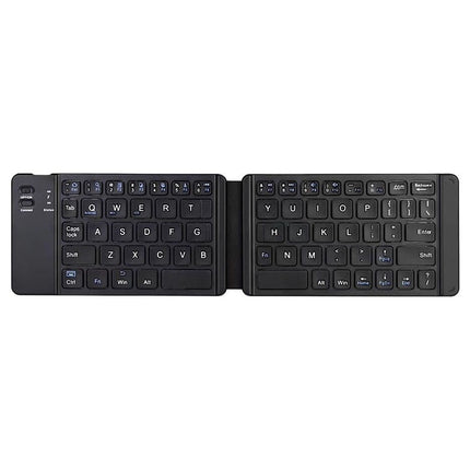 B05 USB Charging Portable Mini Folding Bluetooth Wireless Keyboard (Black)-garmade.com