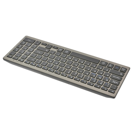 168 2.4Ghz + Bluetooth Dual Mode Wireless Keyboard Compatible with iSO & Android & Windows-garmade.com