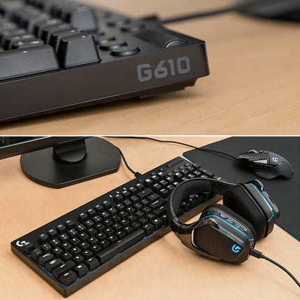 Logitech G610 Wired Gaming Mechanical Keyboard USB RGB Backlit Cyan-blue Axis-garmade.com